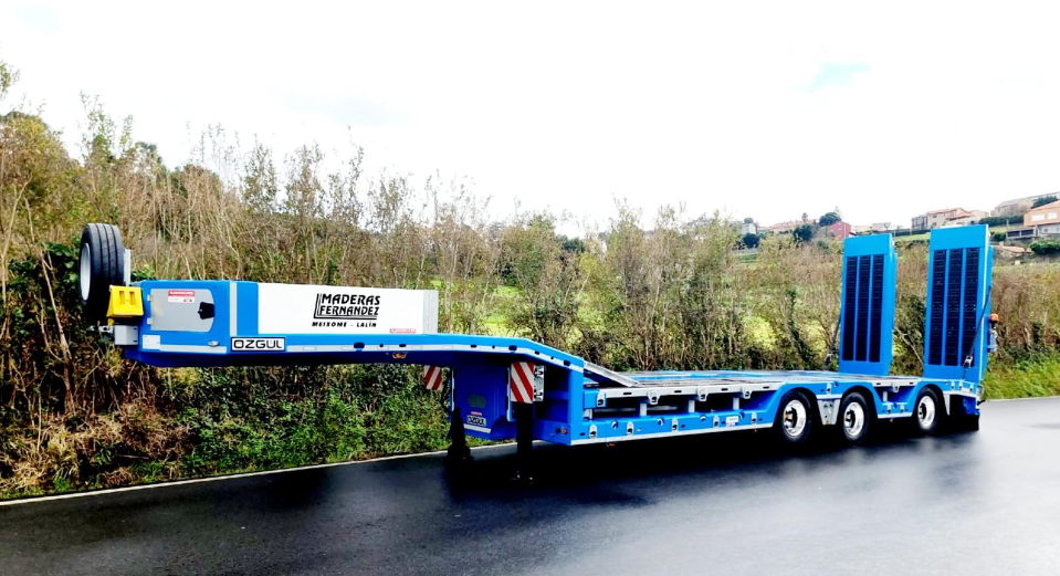 3 Dingilli Lastik Çukurlu Sabit Lowbed Yarı Römork